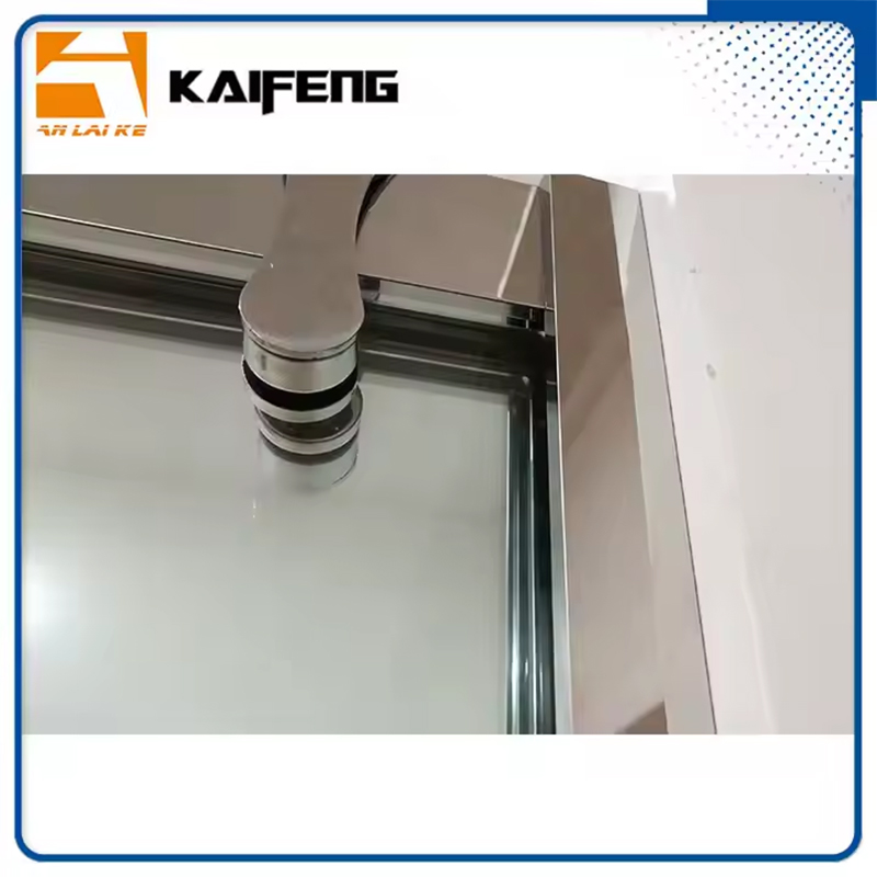 OEM Corner Shower tub door Folding door Clear Tempered Glass for bathroom (6)